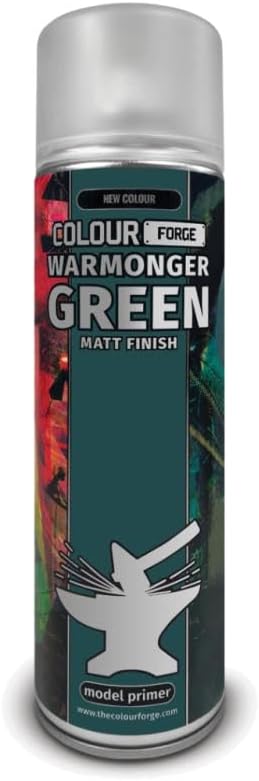 COLOUR FORGE Spray Paint, Warmonger Green, 500ml