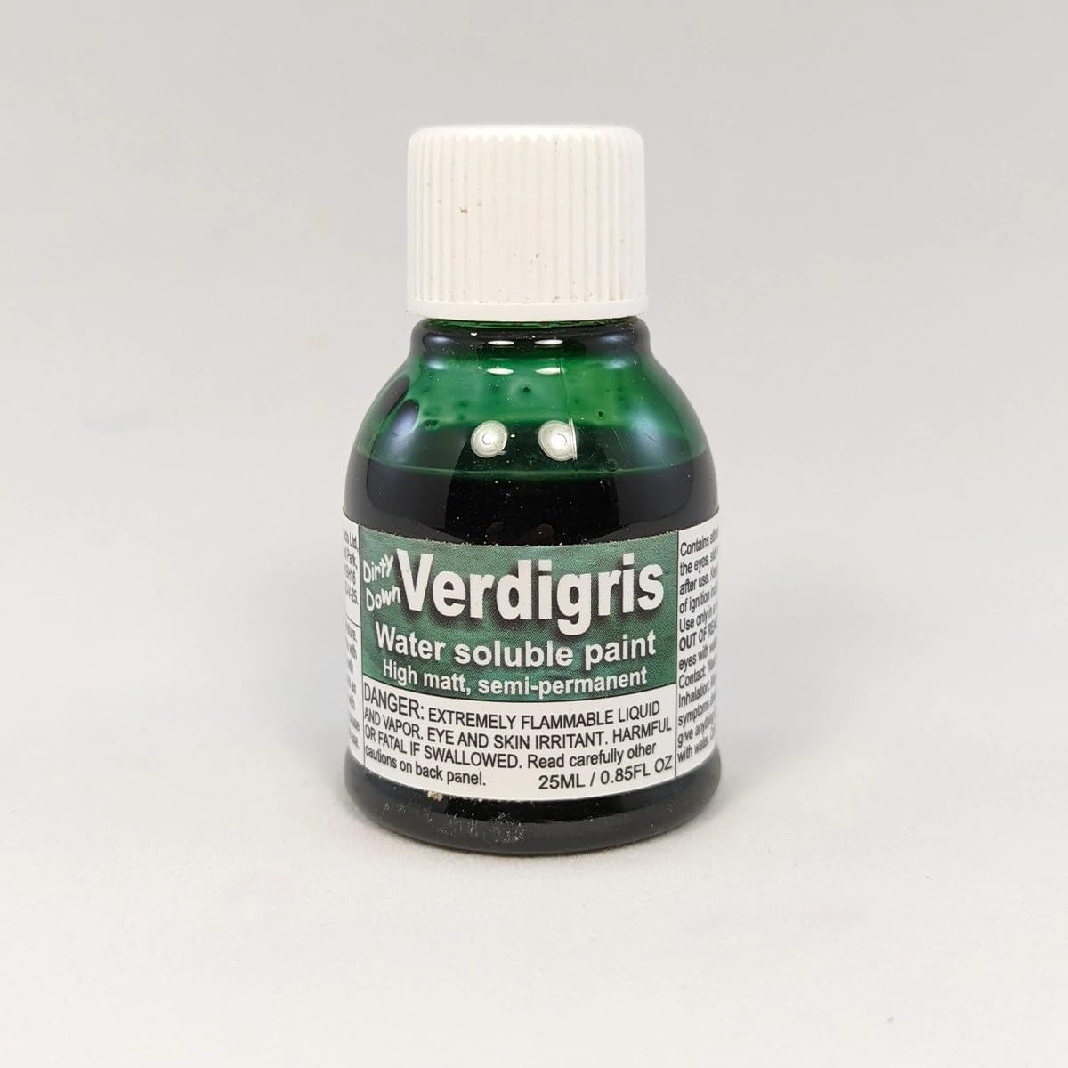 Verdigris Effect Dirty Down Water Soluble Paint (25ml)