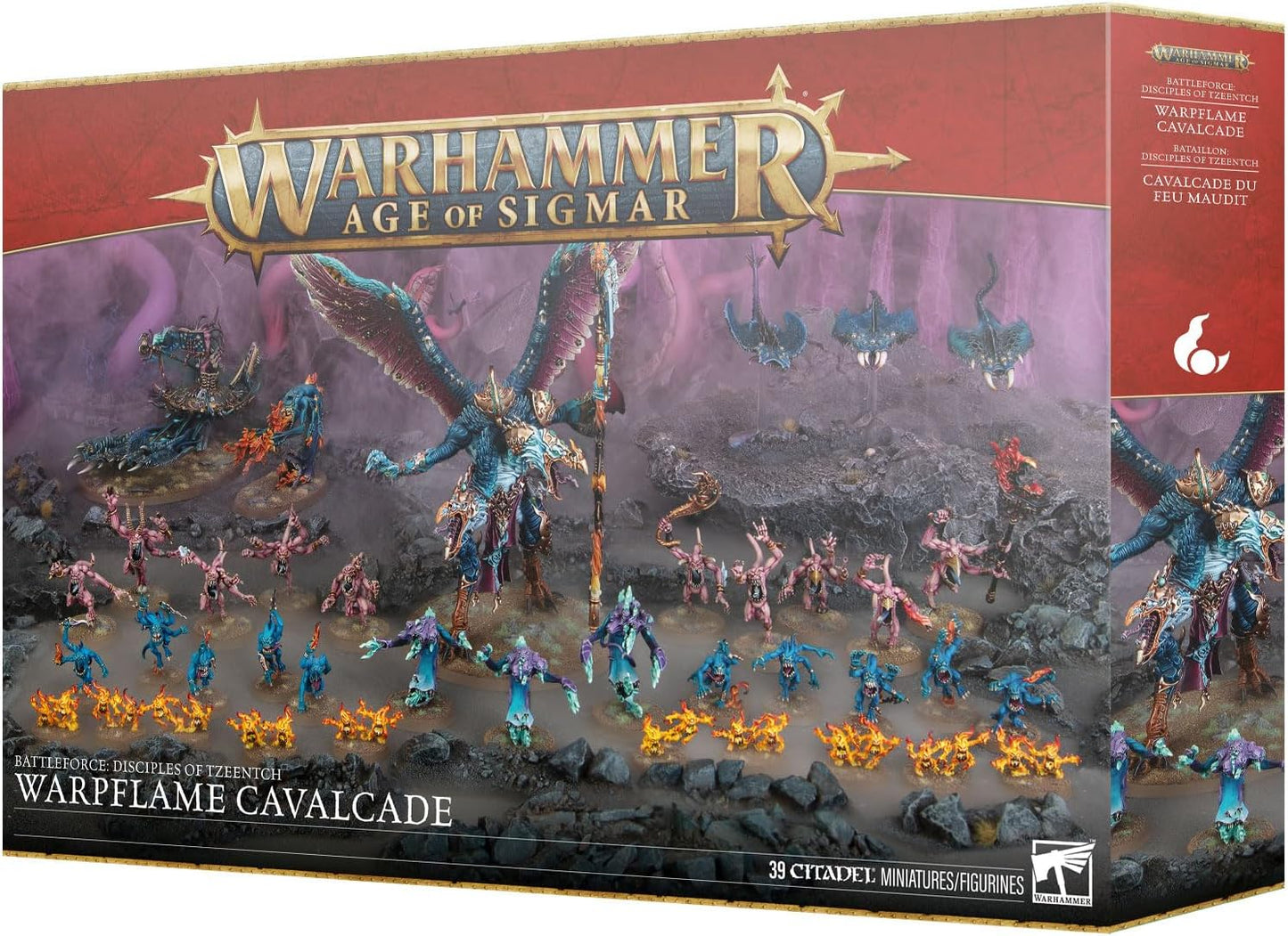 Games Workshop - Warhammer - Age of Sigmar - Battleforce - Disciples of Tzeentch - Warpflame Cavalcade (Boxed Set)
