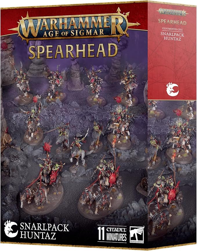 Games Workshop - Warhammer - Age of Sigmar - Spearhead: Gloomspite Gitz - Snarlpack Huntaz