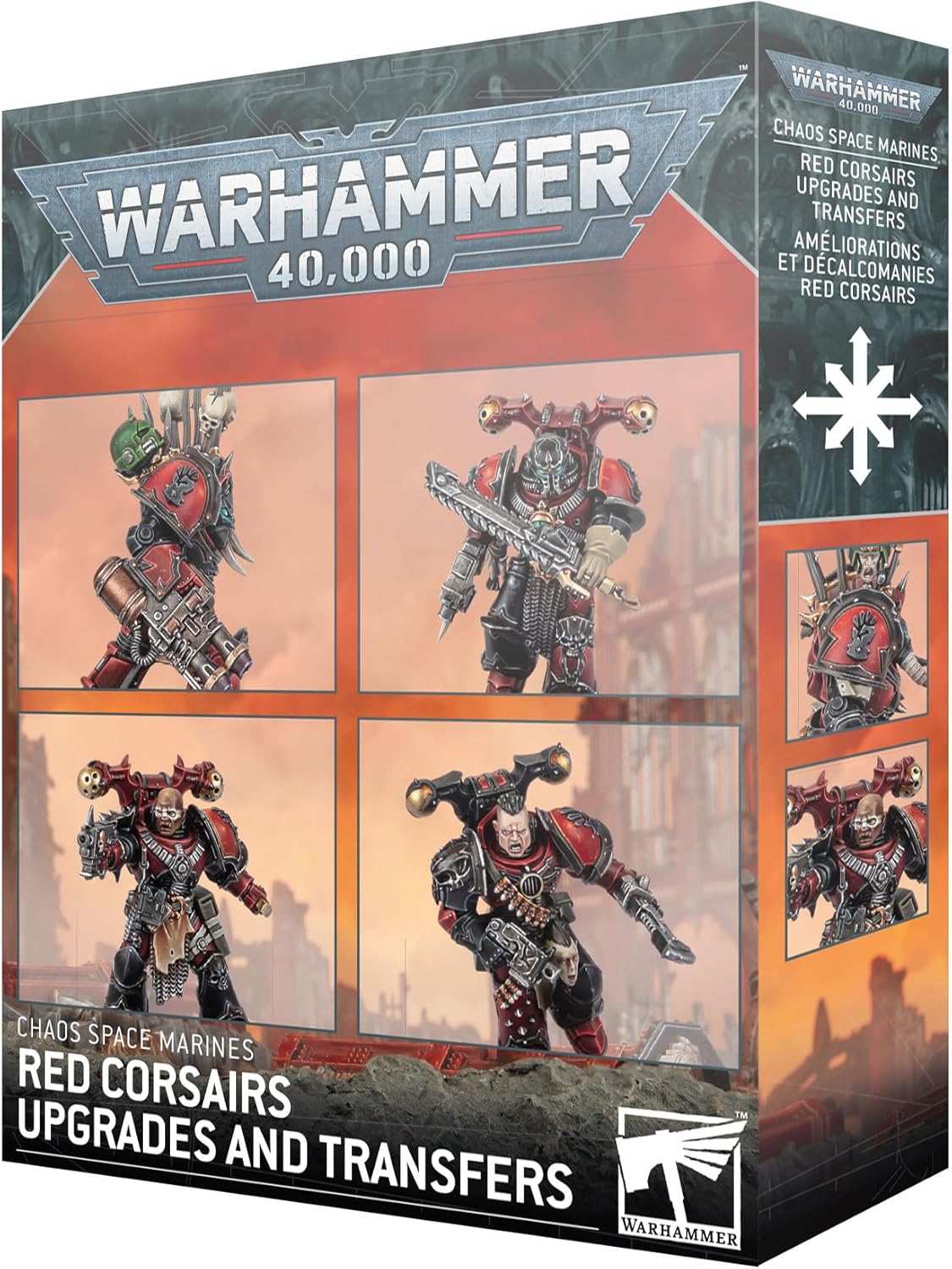 Games Workshop - Warhammer 40,000 - Chaos Space Marines: Red Corsairs Upgrades & Transfers