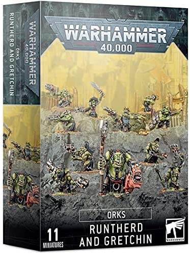 Warhammer 40k Games Workshop Orks: Runtherd And Gretchin