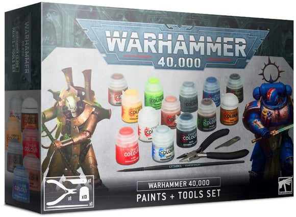Games Workshop - Warhammer 40,000 - Paints and Tools Set