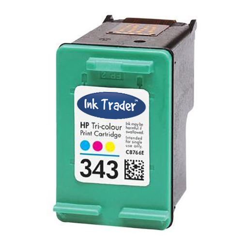 HP Remanufactured 343 COLOUR Ink Cartridge