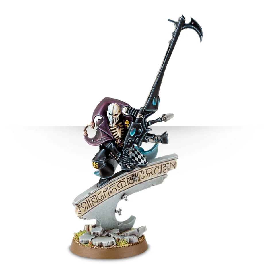 Warhammer 40,000" Harlequin Death Jester Action Figure, Black
