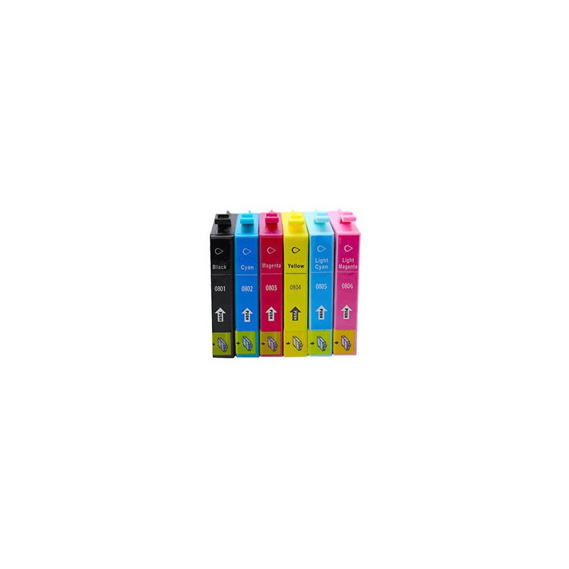 EPSON E-807 COMPATIBLE INK SET 801/802/803/804/805/806