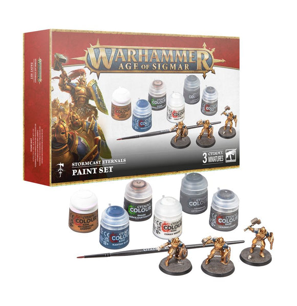 Games Workshop - Warhammer - Age of Sigmar - Stormcast Eternals + Paint Set (2024 3rd Edition)