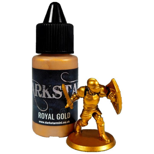 Darkstar: Royal Gold 17ml of acrylic paint.