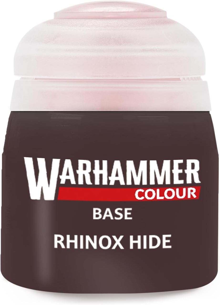 Warhammer Colour Base Paint, Rhinox Hide, Acrylic, 12ml