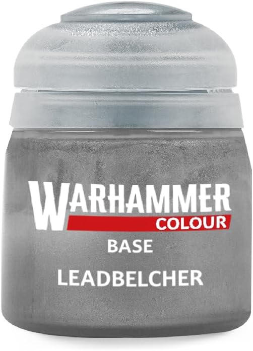 Warhammer Colour Leadbelcher Base Paint 12ml Acrylic Paint