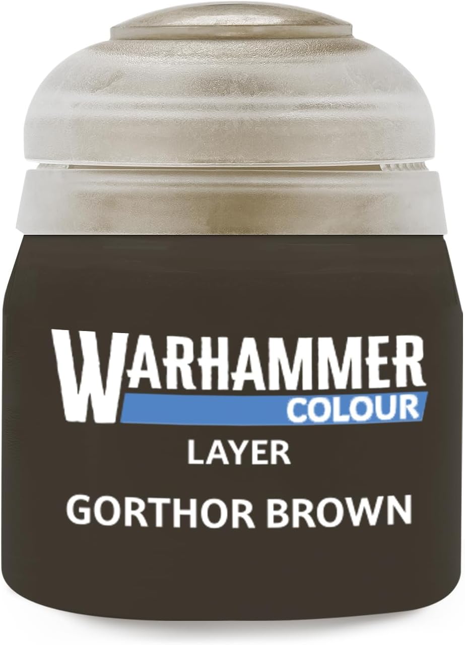 Warhammer Colour Layer: Gorthor Brown 12ml Acrylic Paint