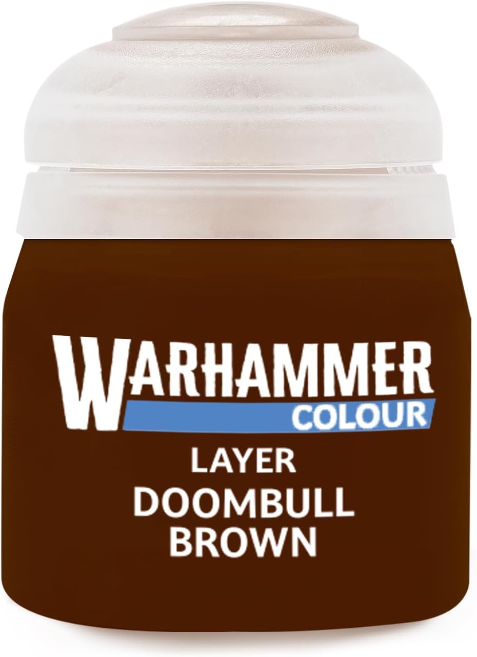 warhammer colour doombull brown 12 ml acrylic paint