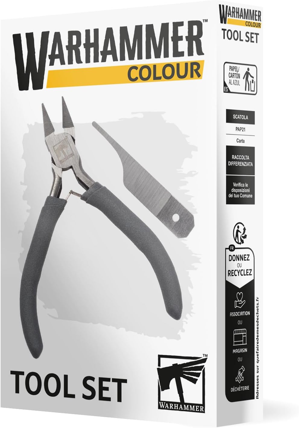 Games Workshop - Warhammer Colour: Tool Set (Starter Clippers and Starter Mouldline Scraper)