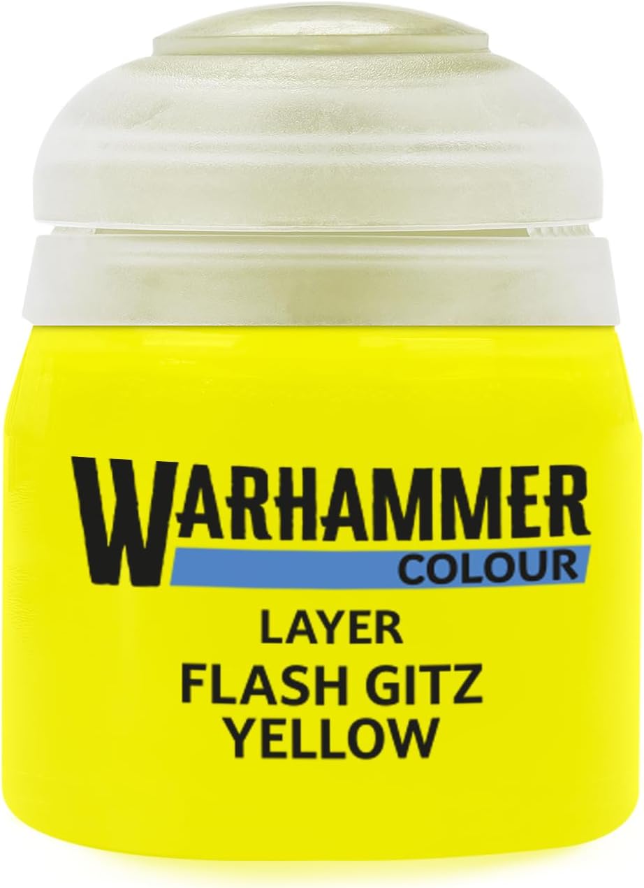 Warhammer Colour Layer: Flash Gitz Yellow 12ml Acrylic Paint