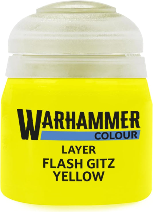 Warhammer Colour Layer: Flash Gitz Yellow 12ml Acrylic Paint