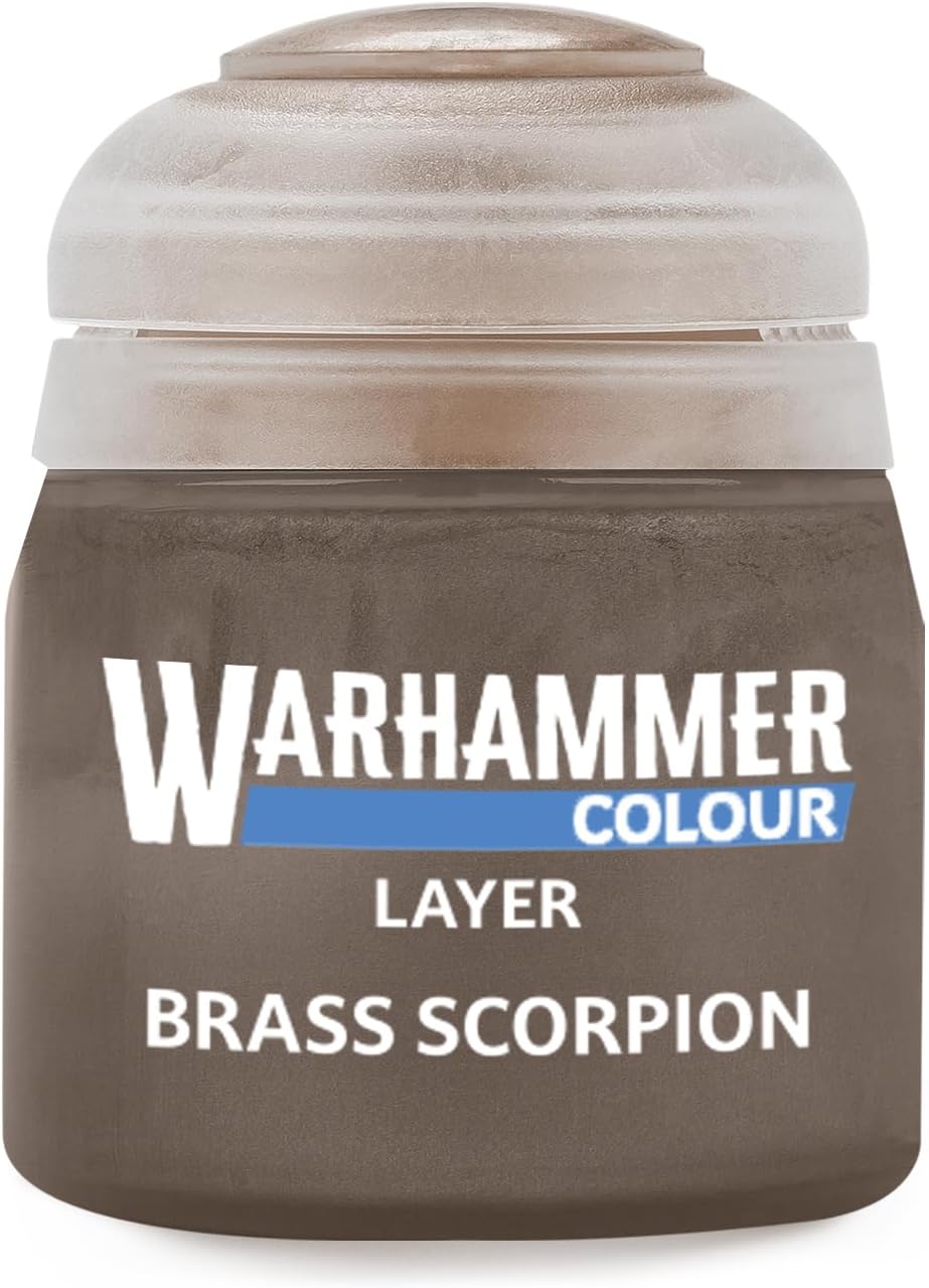 Warhmammer Colour Layer: Brass Scorpion 12ml Acrylic Paint