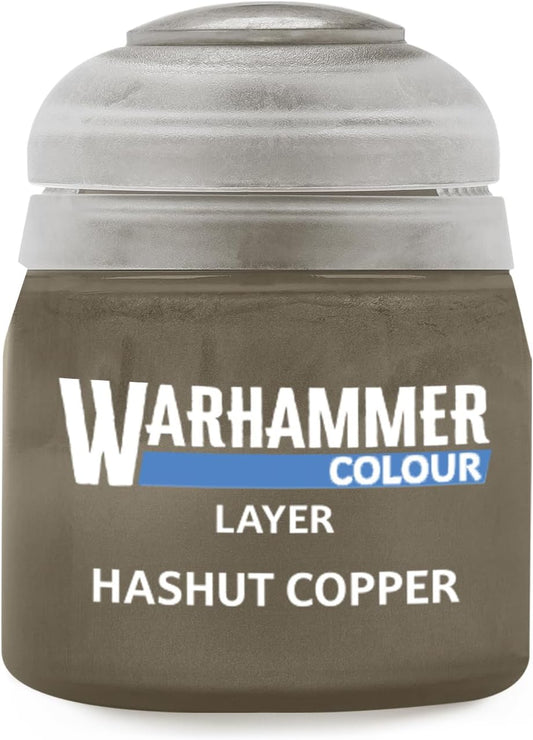 Warhammer Colour Base: Hashut Copper 12ml Metalic Acrylic paint