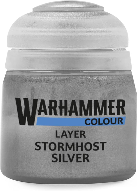 Warhmammer Colour Layer: Stormhost Silver 12ml Acrylic Paint
