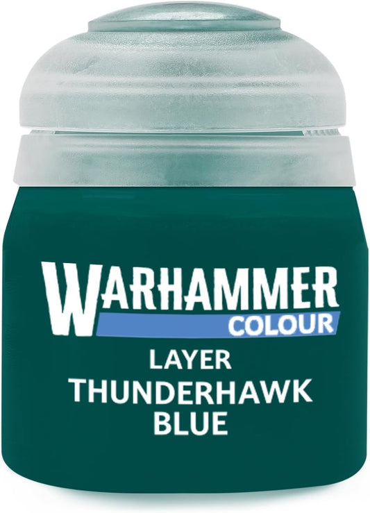 Warhammer Colour Layer: Thunder Hawk Blue12ml Acrylic paint