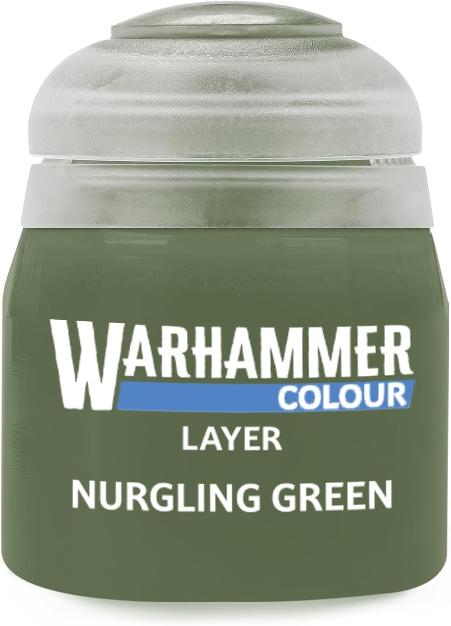 Warhammer Colour Layer: Nurgling Green 12ml Acrylic Paint