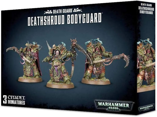 Games Workshop 99120102073" Death Guard Deathshroud Bodyguard Miniature, Black