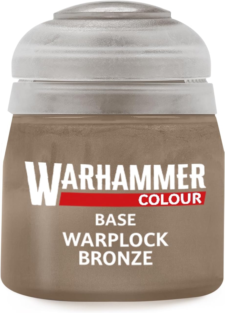 Warhammer Colour Base Warplock Bronze, Acrylic Paint, 12ml