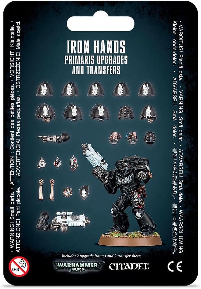 Games Workshop Warhammer 40k - Iron Hands Primaris Upgrades & Transfers