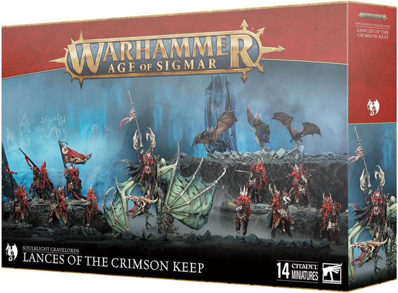 Games Workshop - Warhammer Age of Sigmar - Soulblight Gravelords: Battleforce - Lances of the Crimson Keep