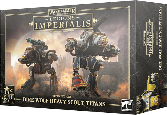 Games Workshop - Warhammer - Legions Imperialis - Dire Wolf Heavy Scout Titans [EPIC SCALE]