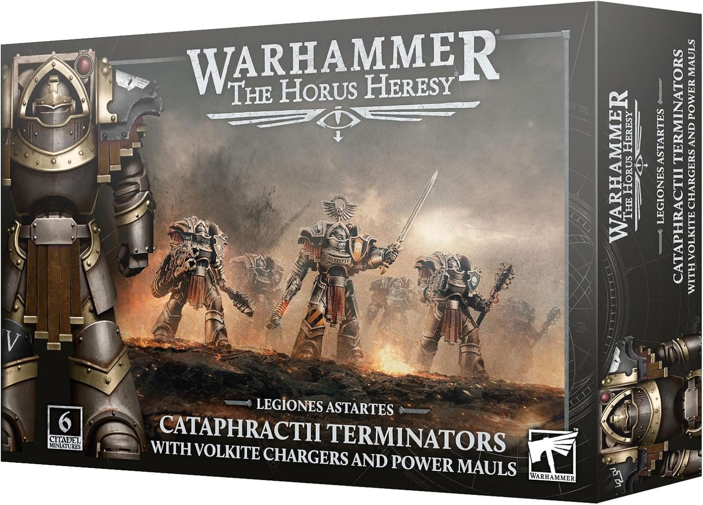 Games Workshop - Warhammer - Horus Heresy - Legiones Astartes: Cataphractii Terminators with Volkite Chargers and Power Mauls