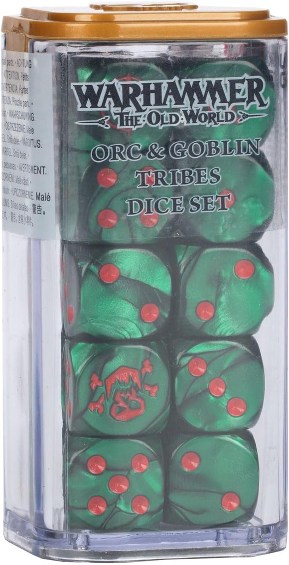 Games Workshop - Warhammer - The Old World: Orc and Goblin Tribes Dice Set