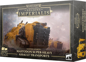 Games Workshop - Warhammer - The Horus Heresy - Legions Imperialis: Mastodon Super-Heavy Assault Transports [EPIC SCALE]
