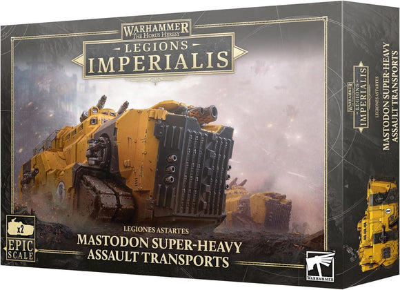 Games Workshop - Warhammer - The Horus Heresy - Legions Imperialis: Mastodon Super-Heavy Assault Transports [EPIC SCALE]