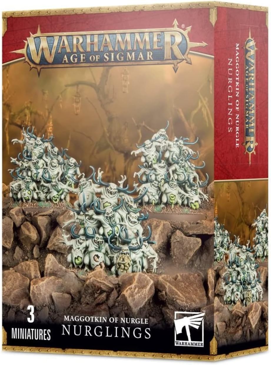 Warhammer Age Of Sigmar Maggotkin of Nurgle Nurglings Model Kit