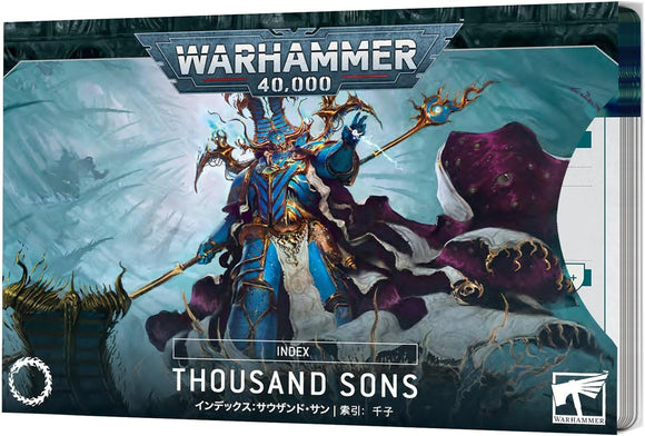 Games Workshop - Warhammer 40,000: Index Cards - Thousand Sons (10th Edition)