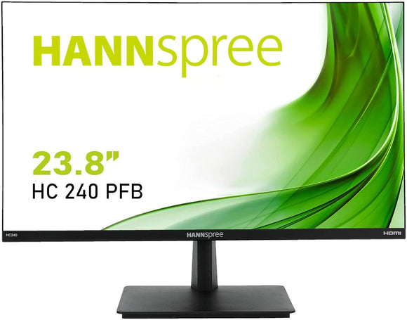 HANNSPREE 60,45cm/23,8'' (1920x1080) HC240PFB 16:9 5ms VGA HDMI DisplayPort VESA Tilt Speaker Full HD Black