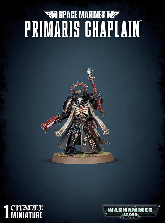 GAMES WORKSHOP 99120101180" Space Marines Primaris Chaplain Plastic Kit
