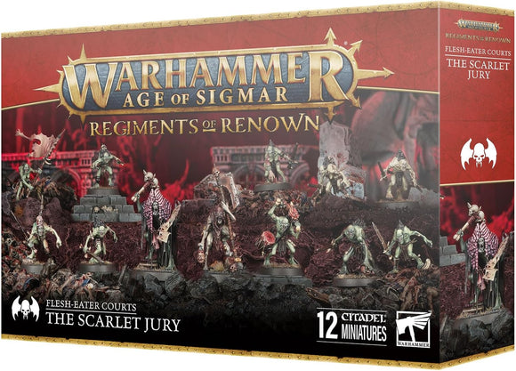Games Workshop - Age of Sigmar - Flesh Eater Courts: Regiments of Renown - The Scarlet Jury