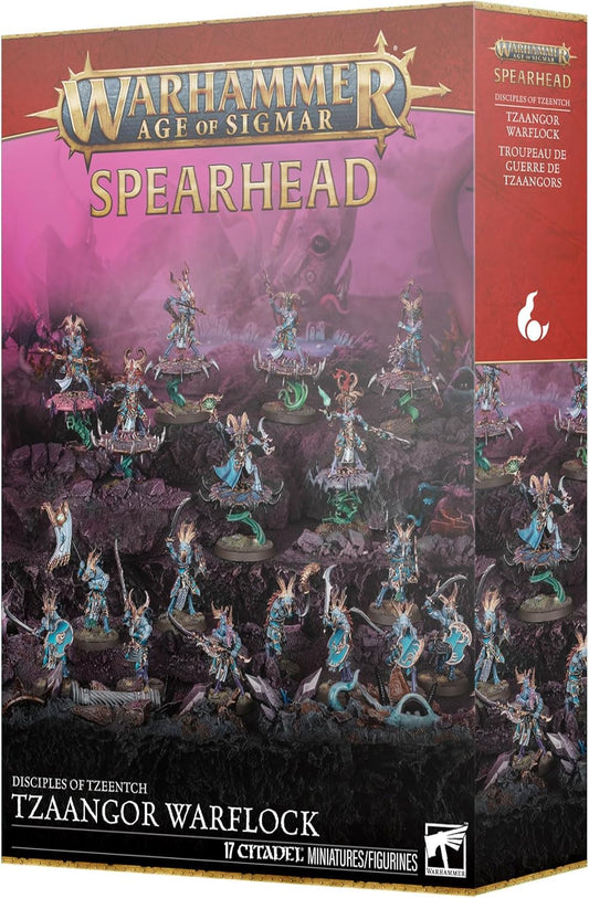 Games Workshop - Warhammer - Age of Sigmar - Spearhead: Disciples of Tzeentch - Tzaangor Warflock