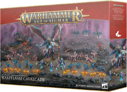 Games Workshop - Warhammer - Age of Sigmar - Battleforce - Disciples of Tzeentch - Warpflame Cavalcade (Boxed Set)