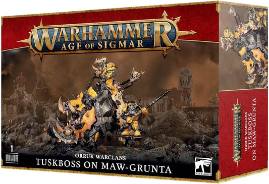 Games Workshop - Age of Sigmar - Orruk Warclans: Tuskboss On Maw-Grunta