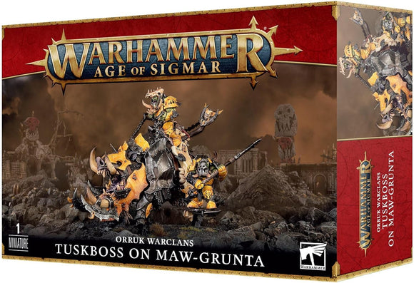 Games Workshop - Age of Sigmar - Orruk Warclans: Tuskboss On Maw-Grunta