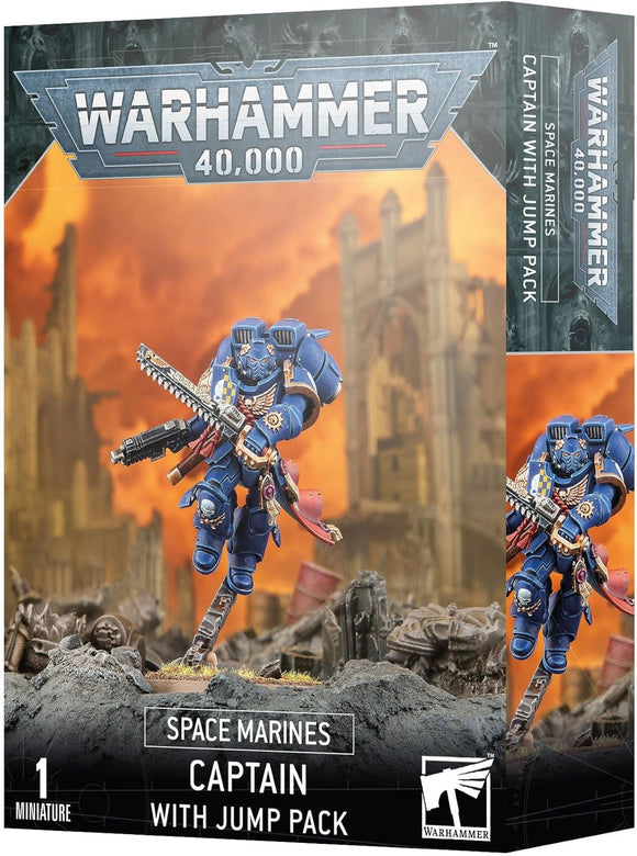 Games Workshop - Warhammer 40,000 - Space Marines: Captain with Jump Pack (2023 Edition)