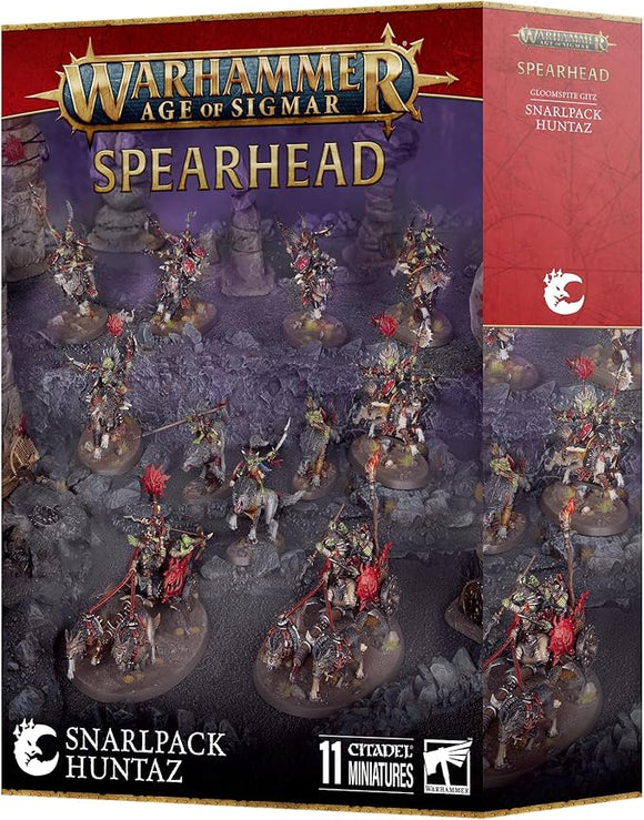 Games Workshop - Warhammer - Age of Sigmar - Spearhead: Gloomspite Gitz - Snarlpack Huntaz