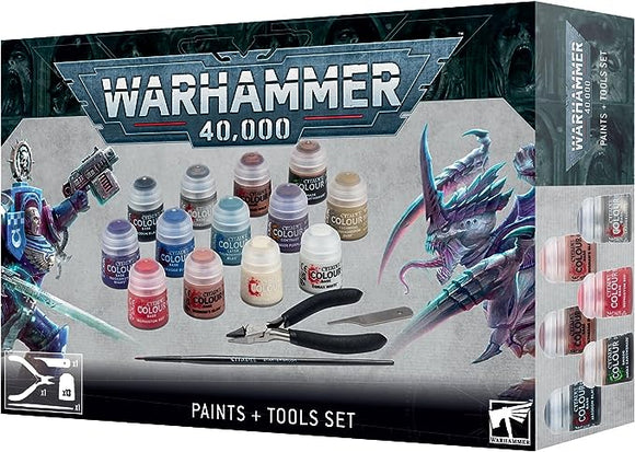 Games Workshop - Warhammer 40,000: Paints + Tools Set