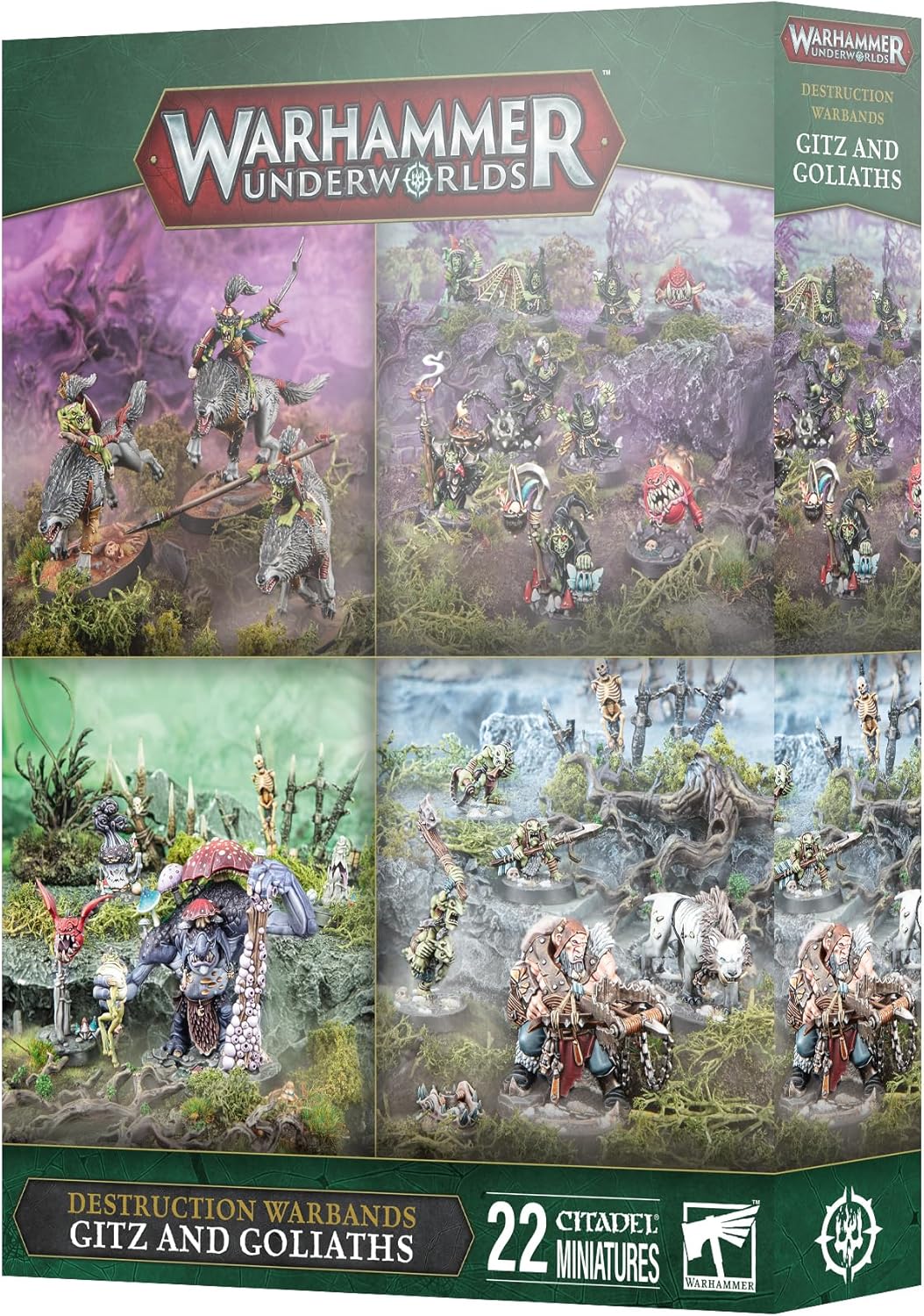 Games Workshop - Warhammer Underworlds: Destruction Warbands - Gitz and Goliaths (4 Warband Pack)