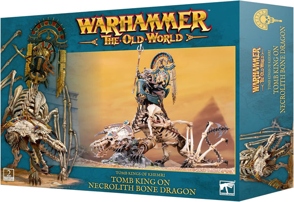 Games Workshop - Warhammer - The Old World: Tomb Kings of Khemri - Tomb King/Liche Priest on Necrolith Bone Dragon