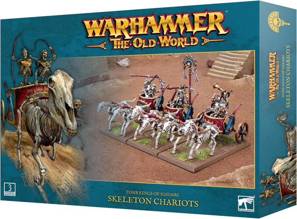 Games Workshop - Warhammer - The Old World: Tomb Kings of Khemri - Skeleton Chariots, Black