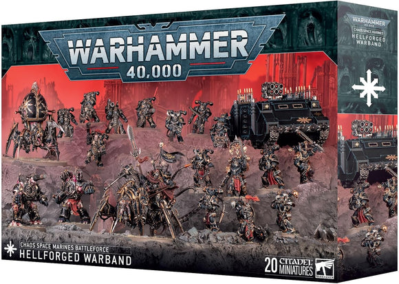 Games Workshop - Warhammer 40,000 - Chaos Space Marines: Battleforce - Hellforged Warband