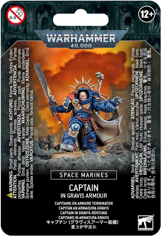 Games Workshop 48-70 Warhammer 40k - Space Marine Primaris Captain in Gravis Armour
